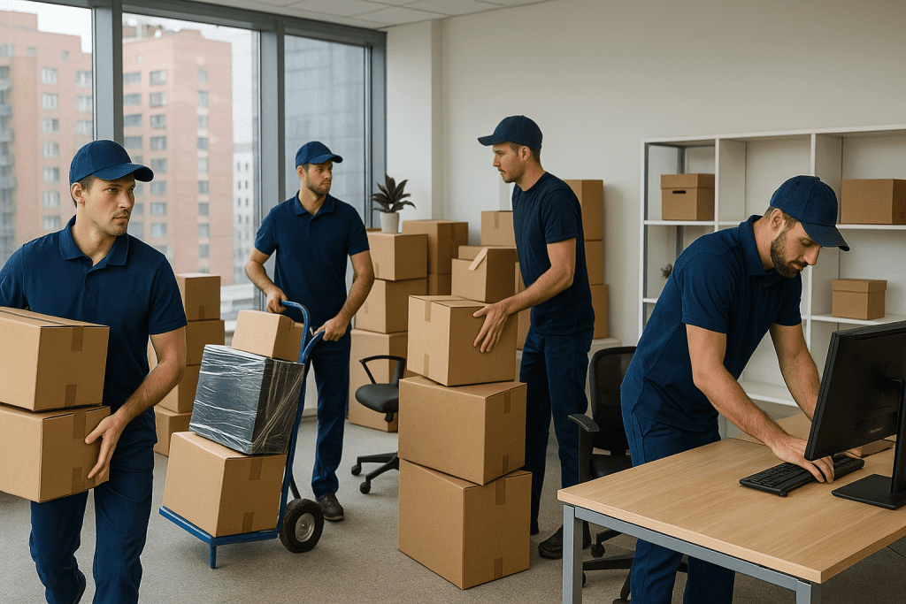Ottawa Commercial Relocation Services Team at Work