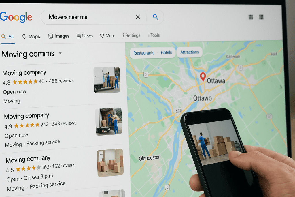 Movers Near Me Ottawa