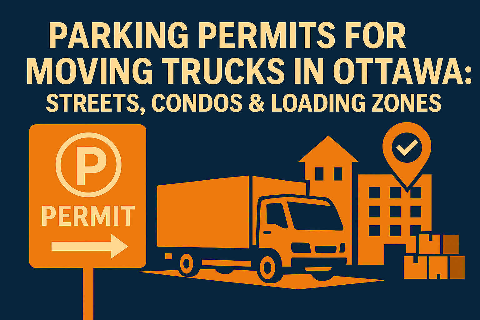 legal parking for moving trucks in Ottawa with permits