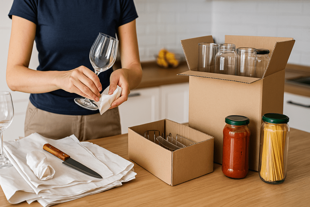 Packing a Kitchen for Moving