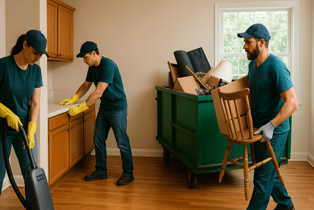 Move-Out Cleaning & Junk Removal in Action