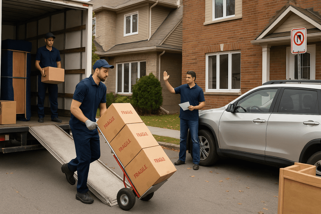 Orléans Moving Day Scene – Realistic Actions