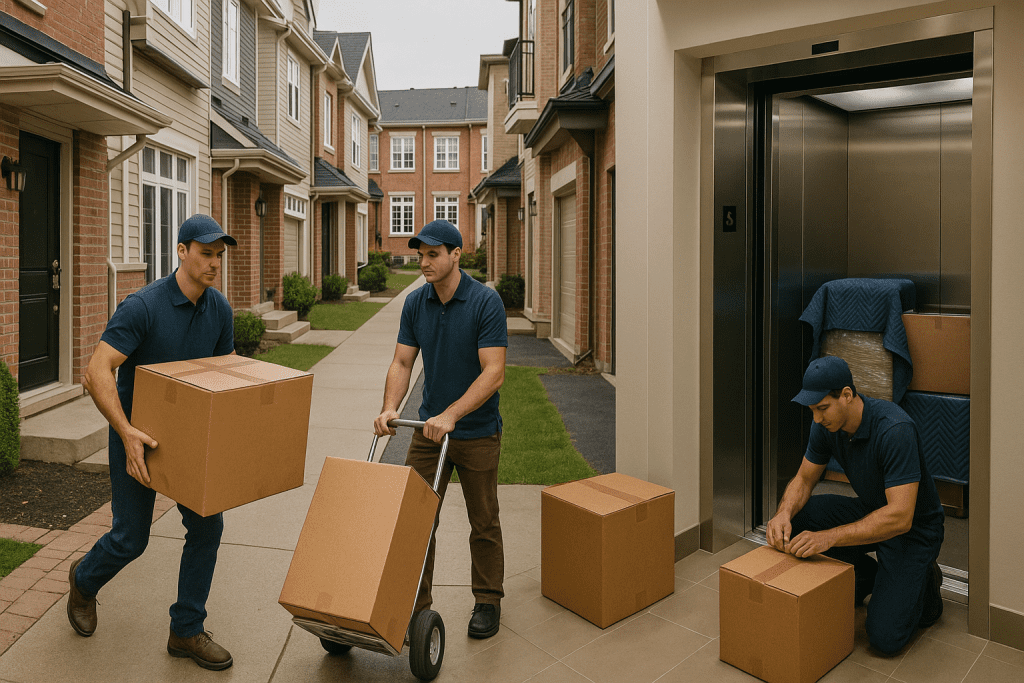 Riverside South Movers – Townhomes, Elevators & Same-Day Options