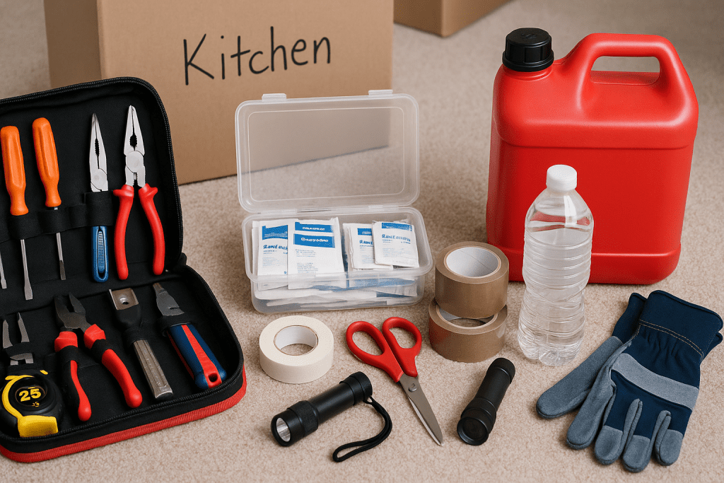 Moving Day Emergency Kit Essentials