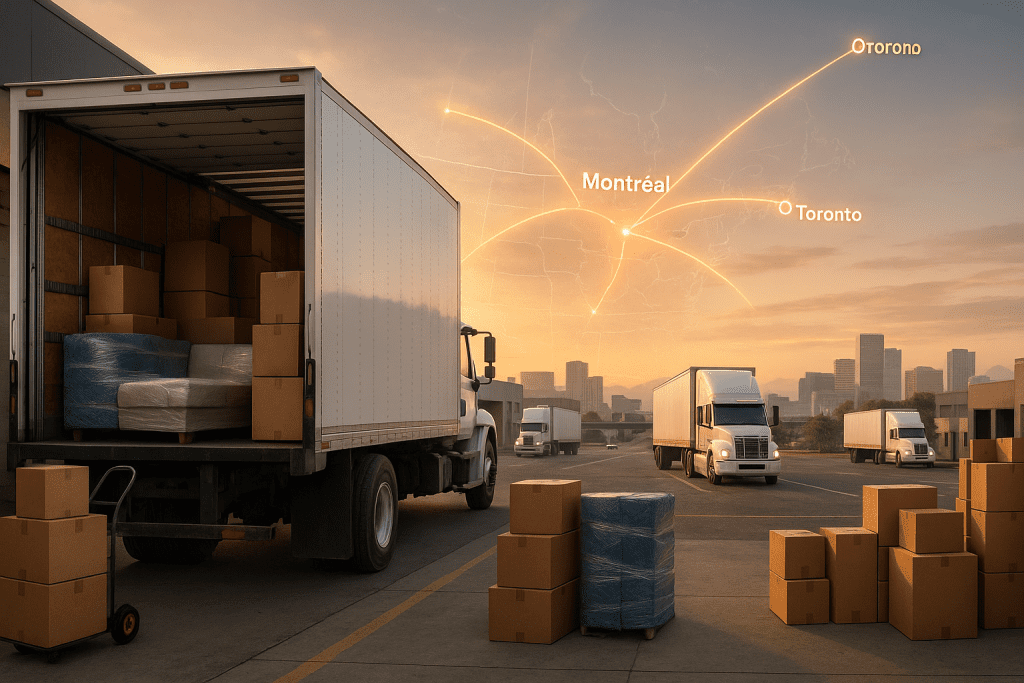 Montreal Long-Distance Movers – Cross-Canada Route Operations