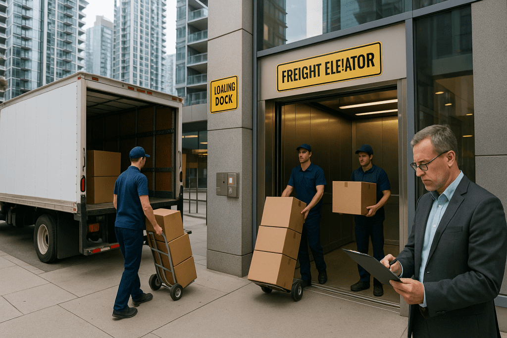Downtown Vancouver Movers: Freight Elevators, Loading Docks & COI Rules
