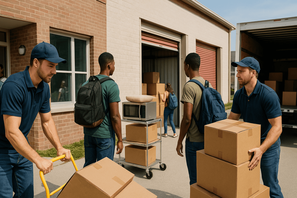 Point Grey & UBC Student Movers with Dorm and Summer Storage Scene