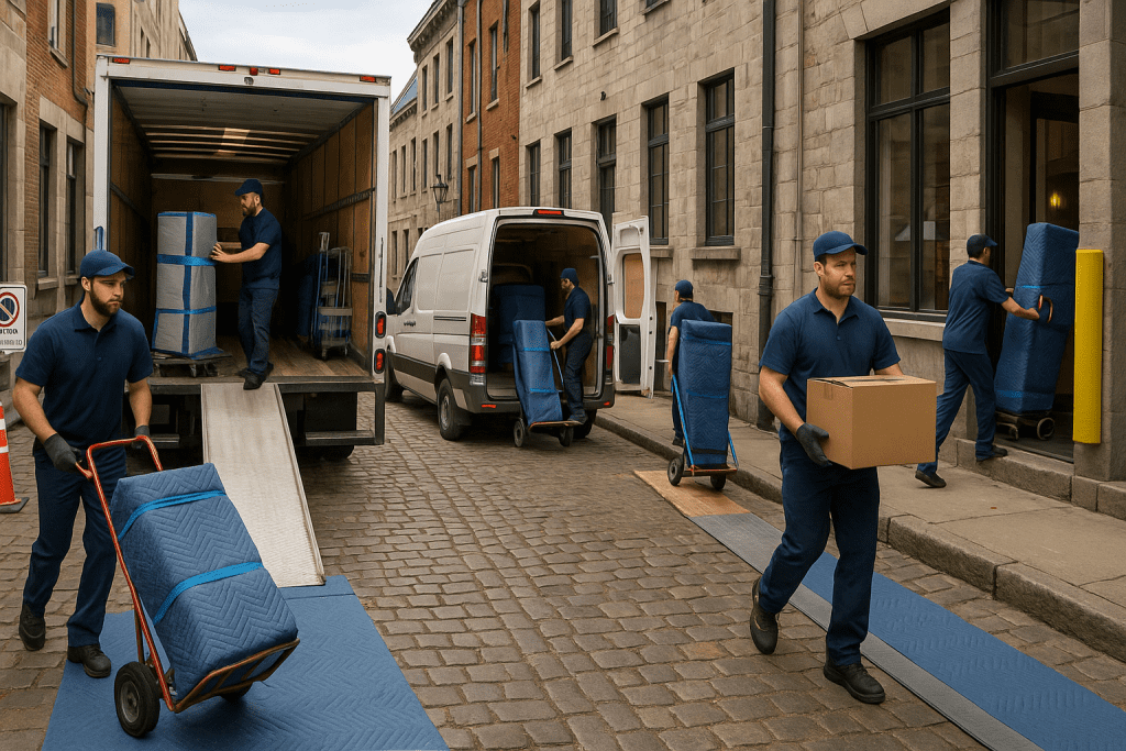 Old Montreal & Old Port Moving Company: Navigating Narrow Streets, Parking & Timing