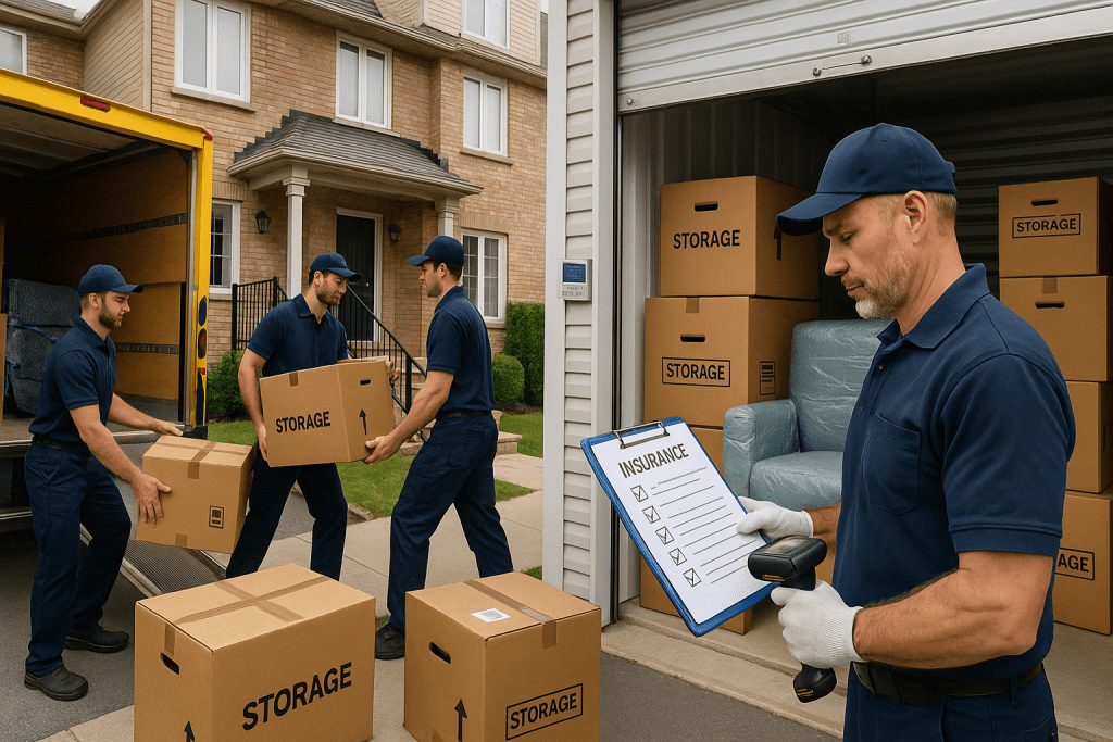 Saint-Léonard Movers — Townhouses, Storage & Insurance in Action