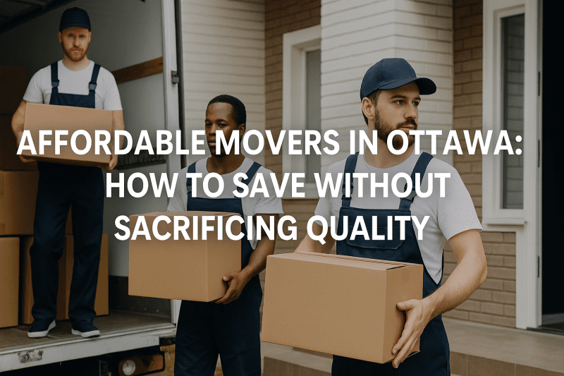 Budget-Friendly Moving Crew in Ottawa Delivering Boxes