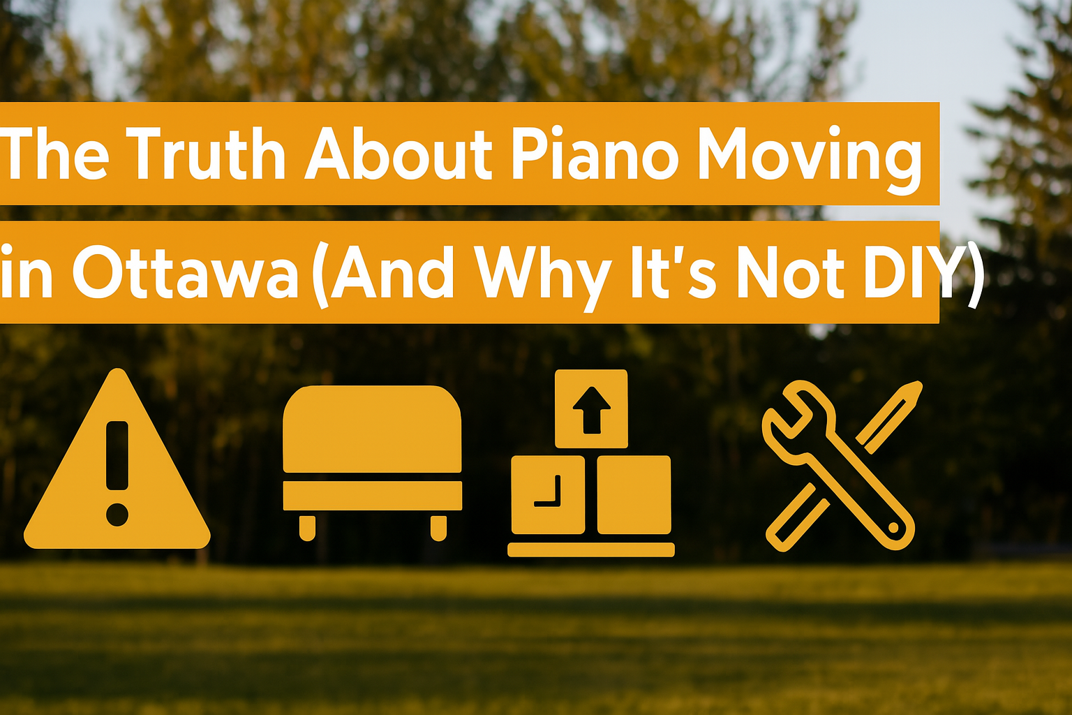 Professional Piano Moving in Ottawa - Why You Need Experts