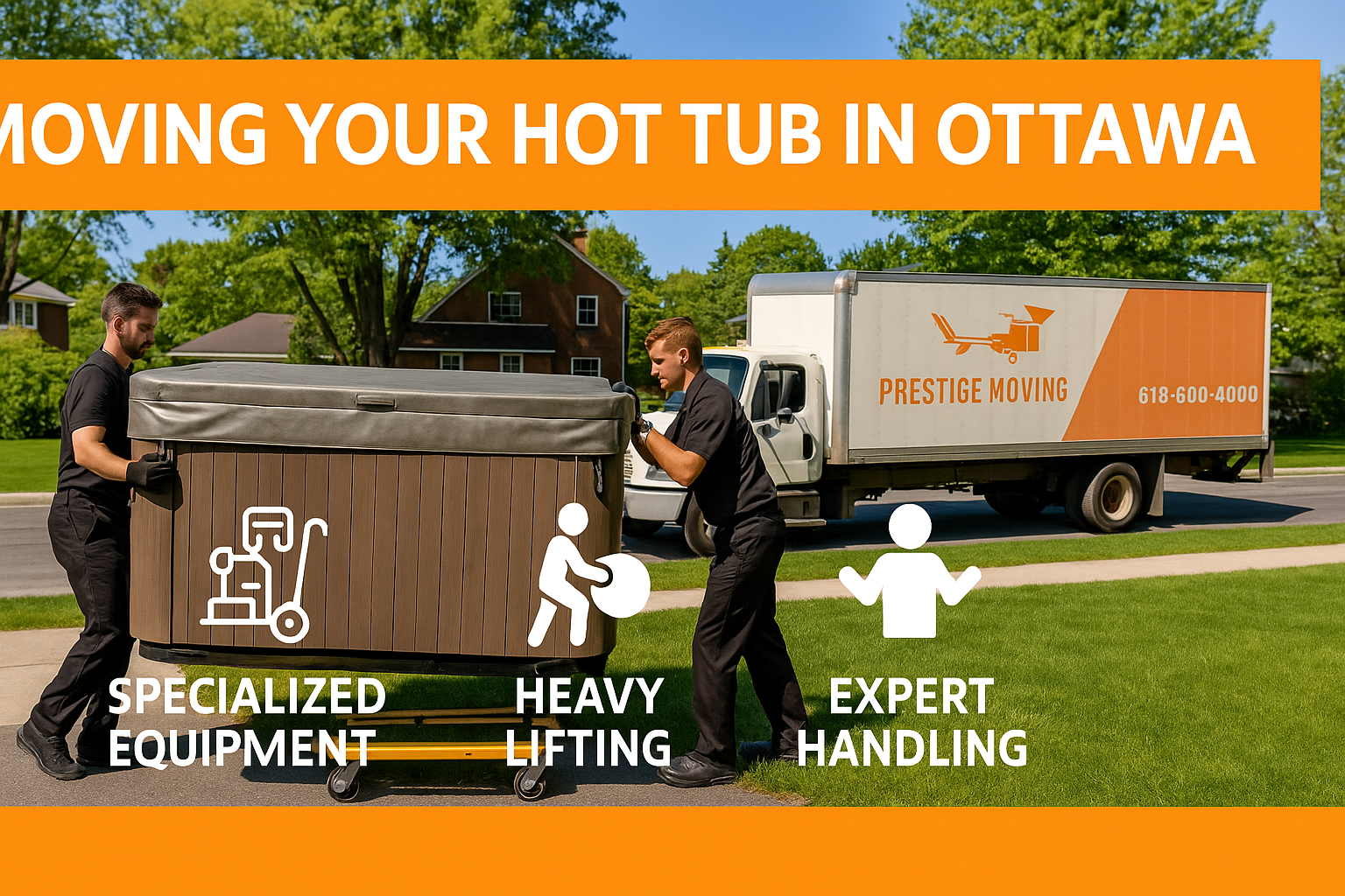 Ottawa Professional Hot Tub Relocation with Heavy Lifting and Equipment