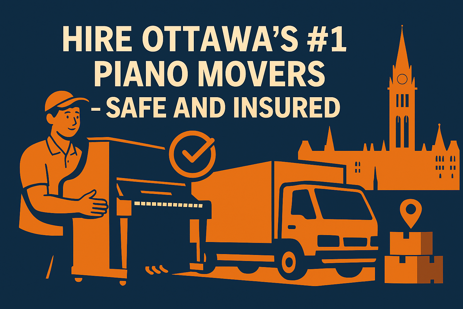 Ottawa Professional Piano Moving Services with Insurance