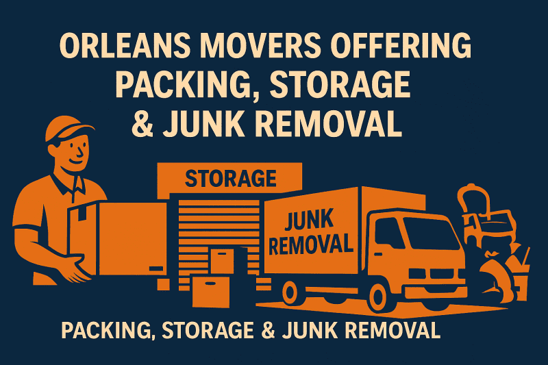 Orleans Movers Offering Packing, Storage & Junk Removal