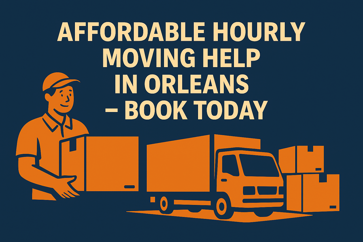 "Affordable Hourly Moving Help in Orleans – Book Today"