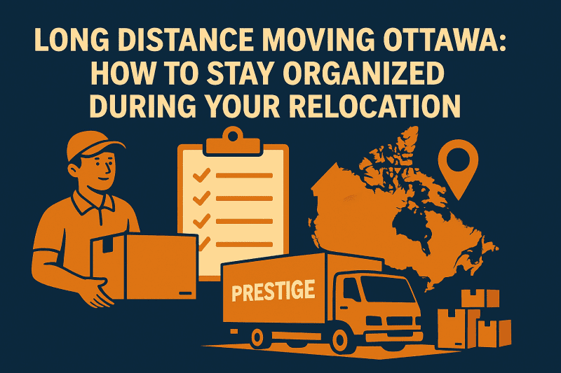 Long Distance Moving Organization Infographic – Prestige Ottawa