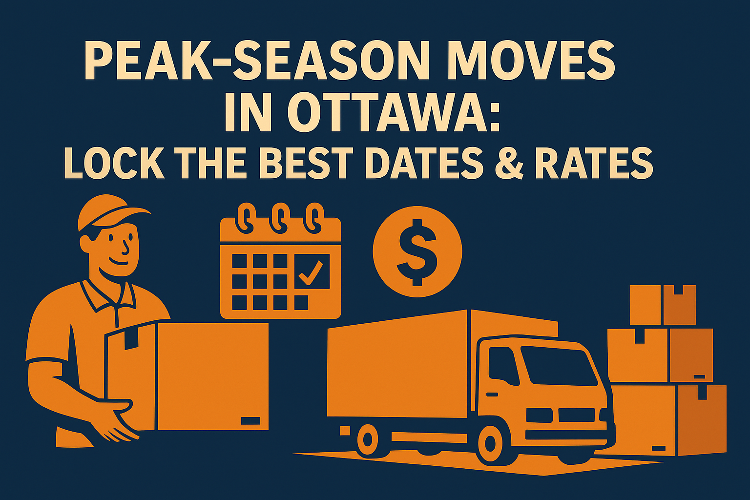 Peak-Season Moving in Ottawa – Book Early for the Best Rates