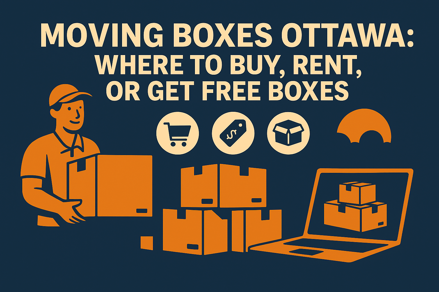 Moving Boxes in Ottawa – Buy, Rent or Get Free Boxes