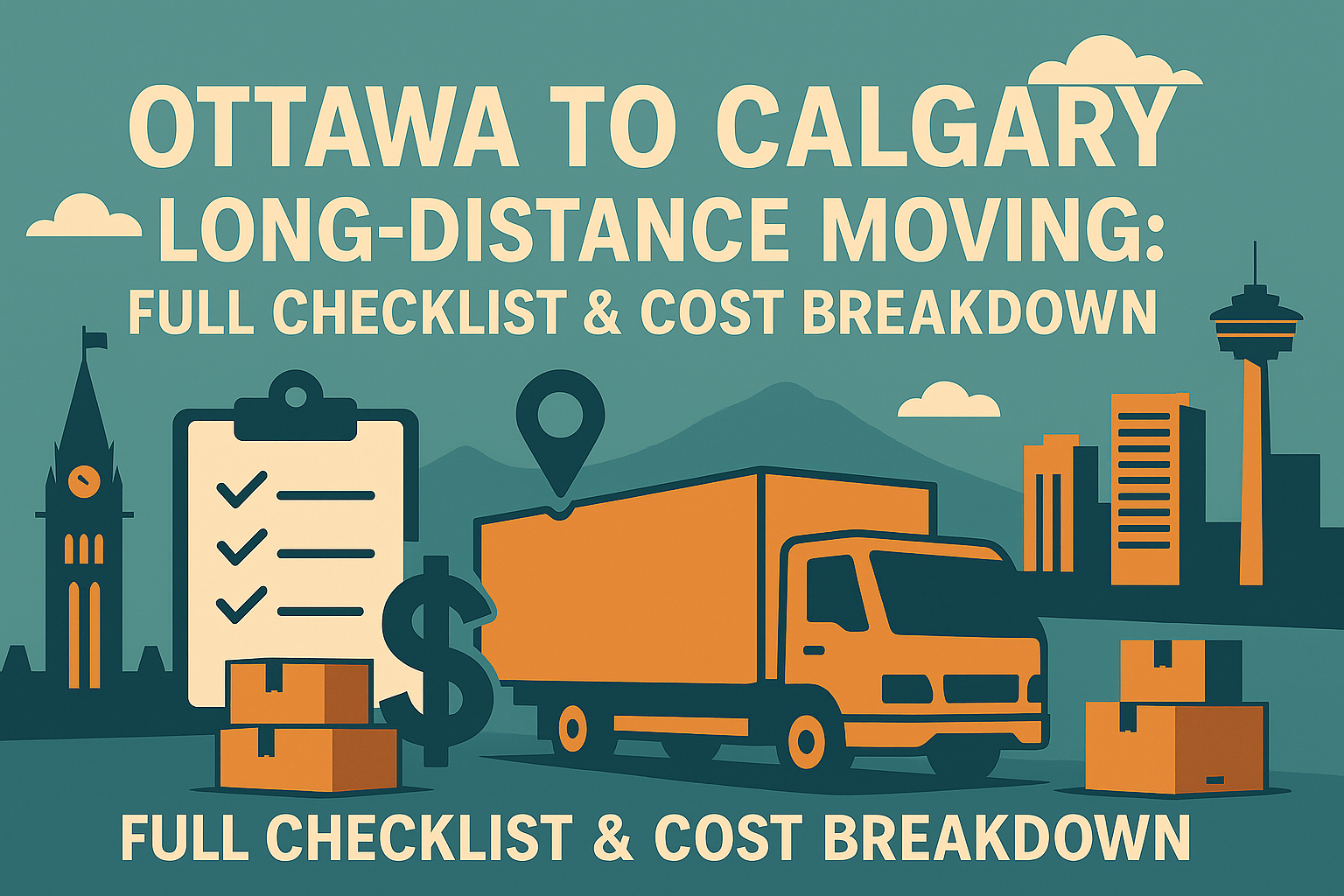 Ottawa to Calgary Long-Distance Moving