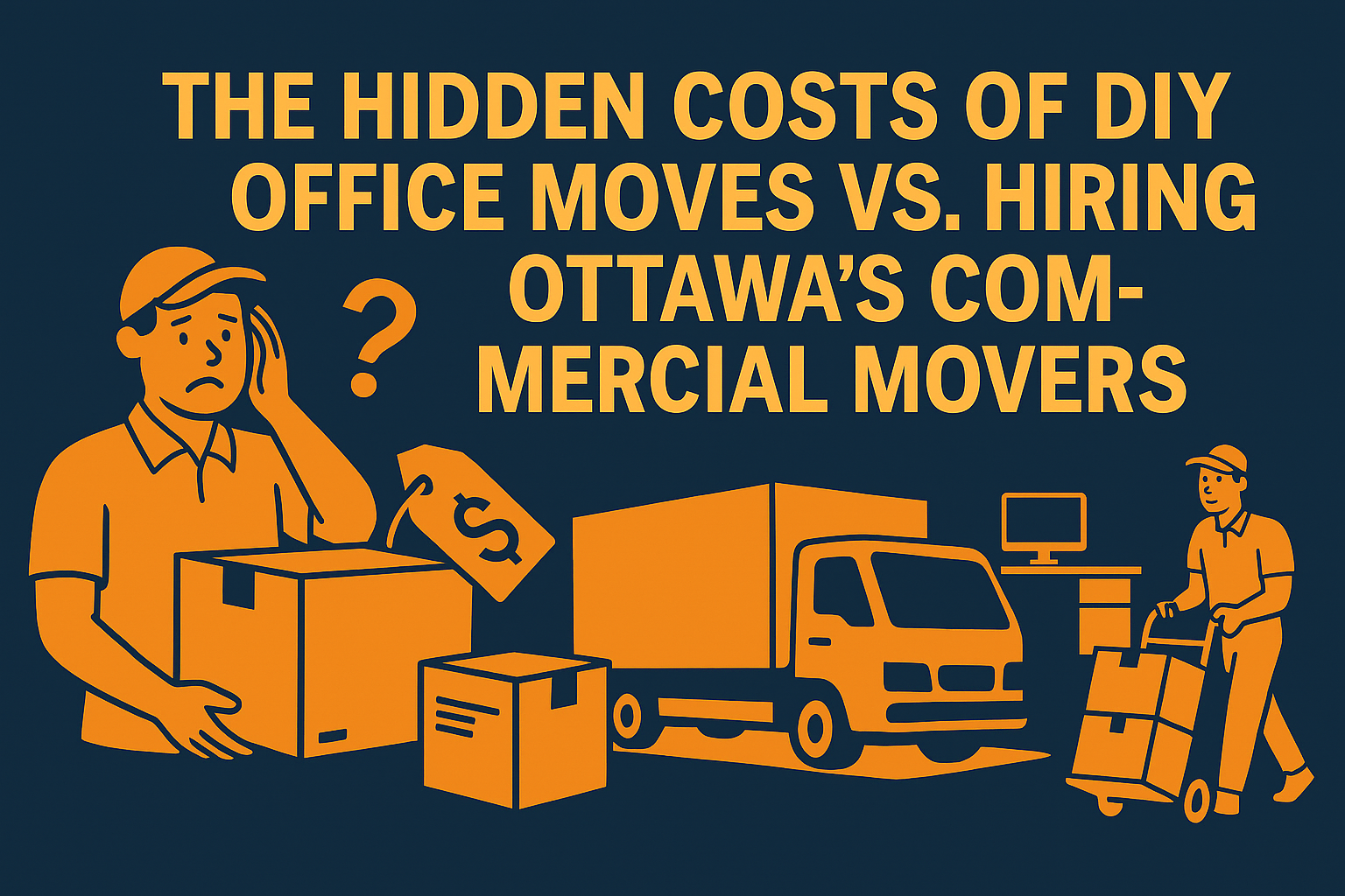 The Hidden Costs of DIY Office Moves vs. Hiring Ottawa’s Commercial Movers