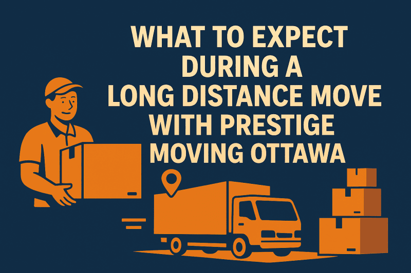 "What to Expect During a Long Distance Move with Prestige Moving Ottawa".