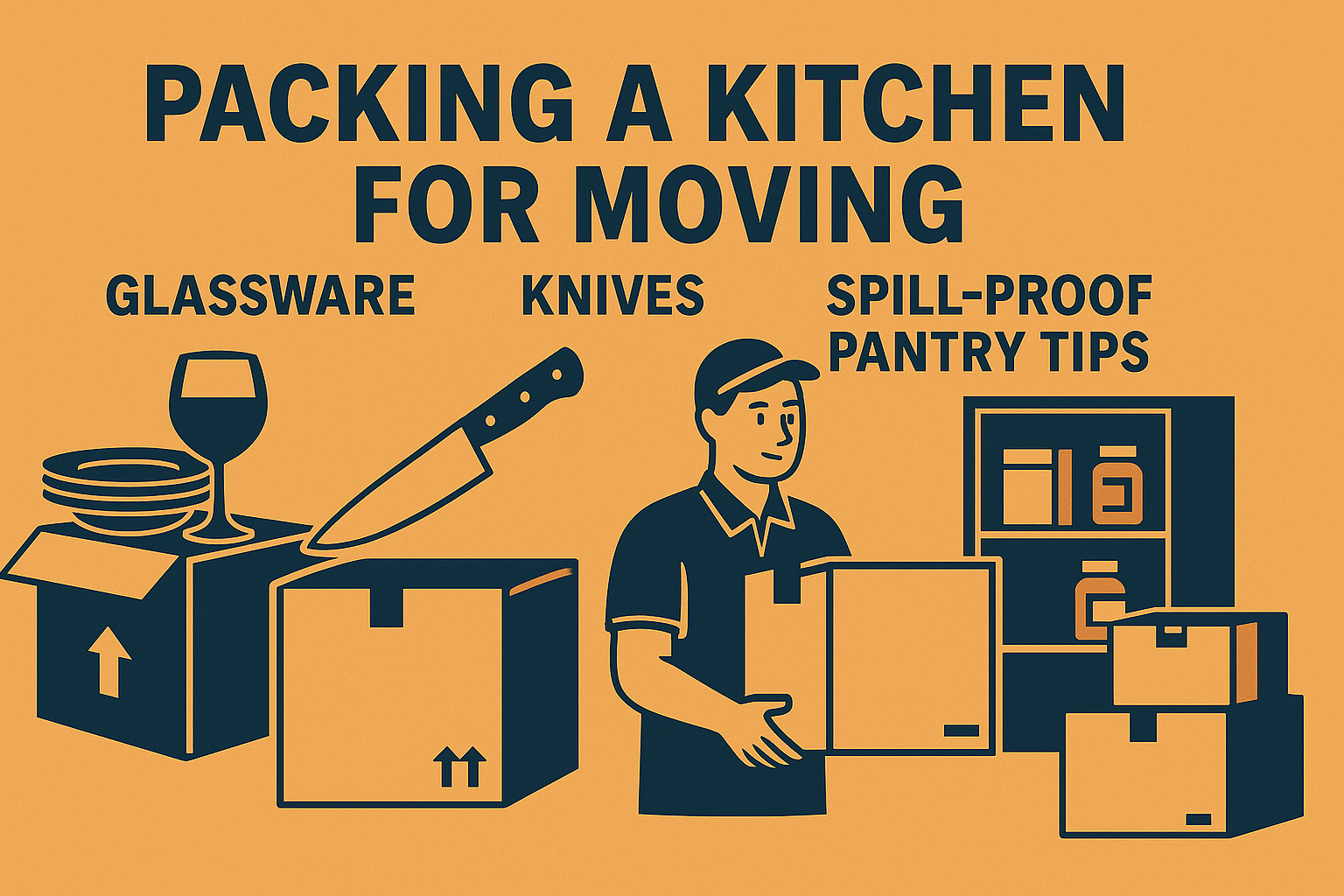 Packing Kitchen Essentials Safely for a Move