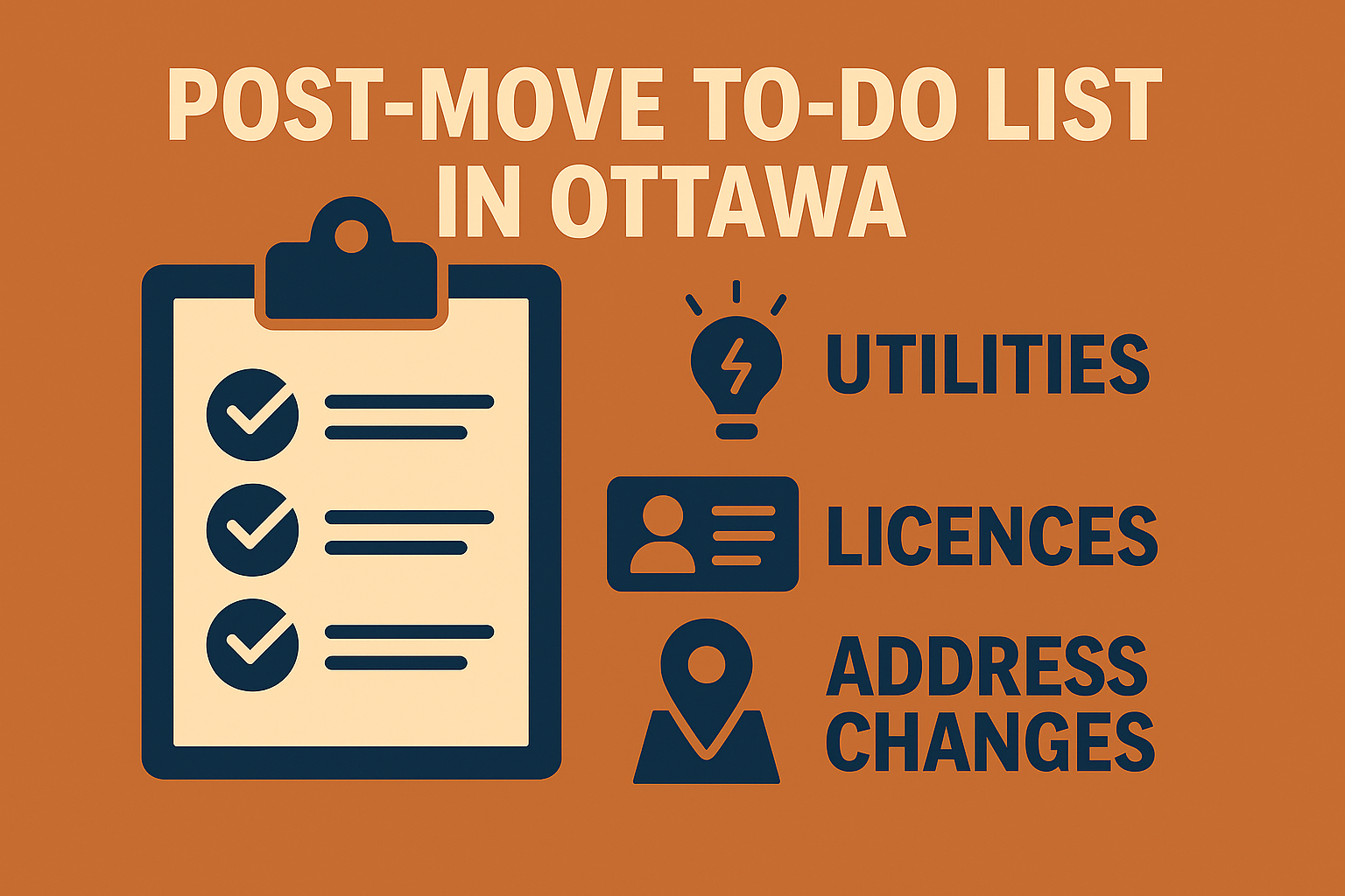 Post-Move Checklist in Ottawa