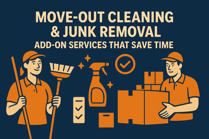 Move-Out Cleaning & Junk Removal: Add-On Services That Save Time