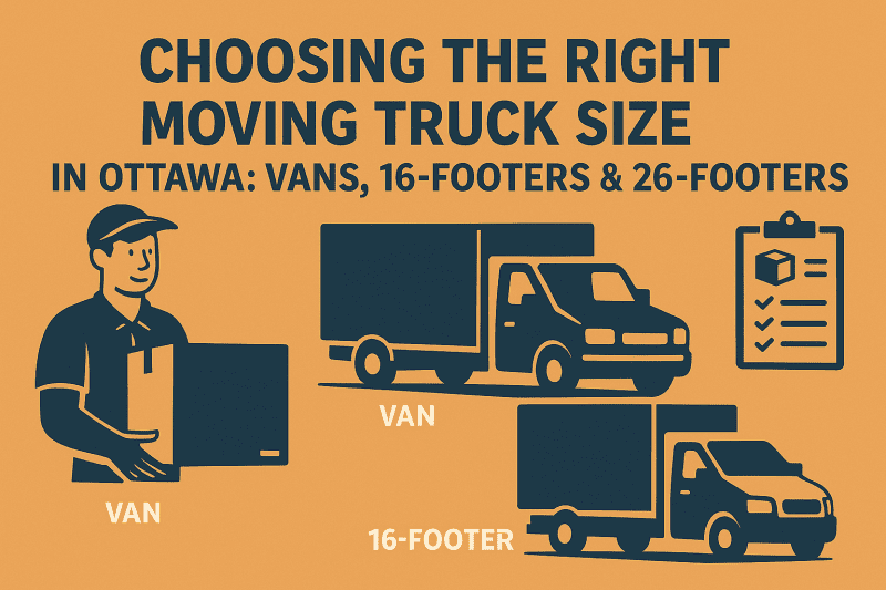 Choosing the Right Moving Truck Size in Ottawa