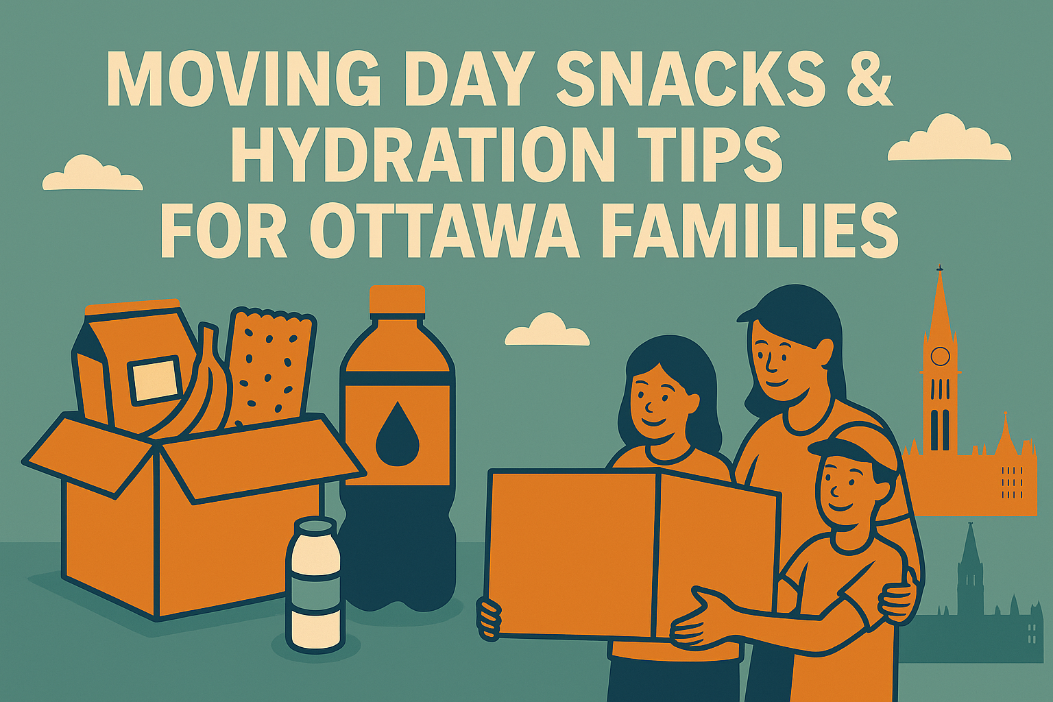 Moving Day Snacks & Hydration Tips