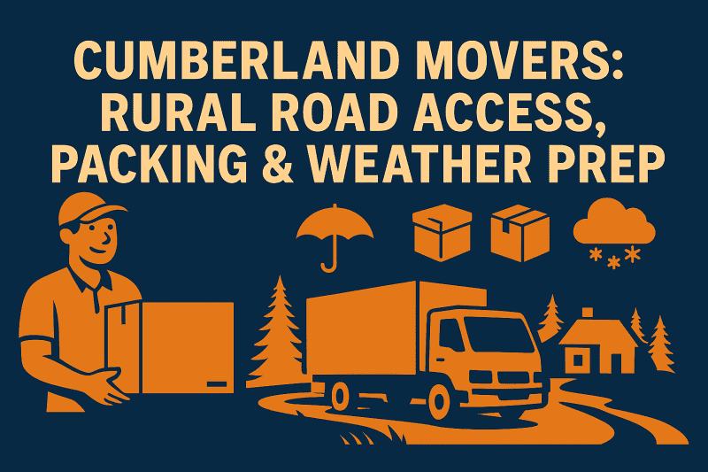 Cumberland Movers: Rural Road Access, Packing & Weather Prep