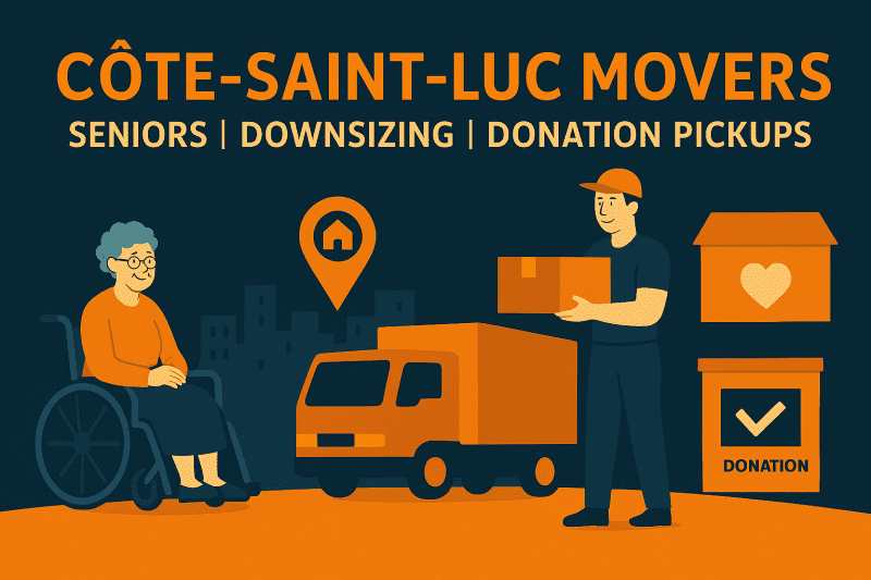 Côte-Saint-Luc Movers: Seniors, Downsizing & Donation Pickups