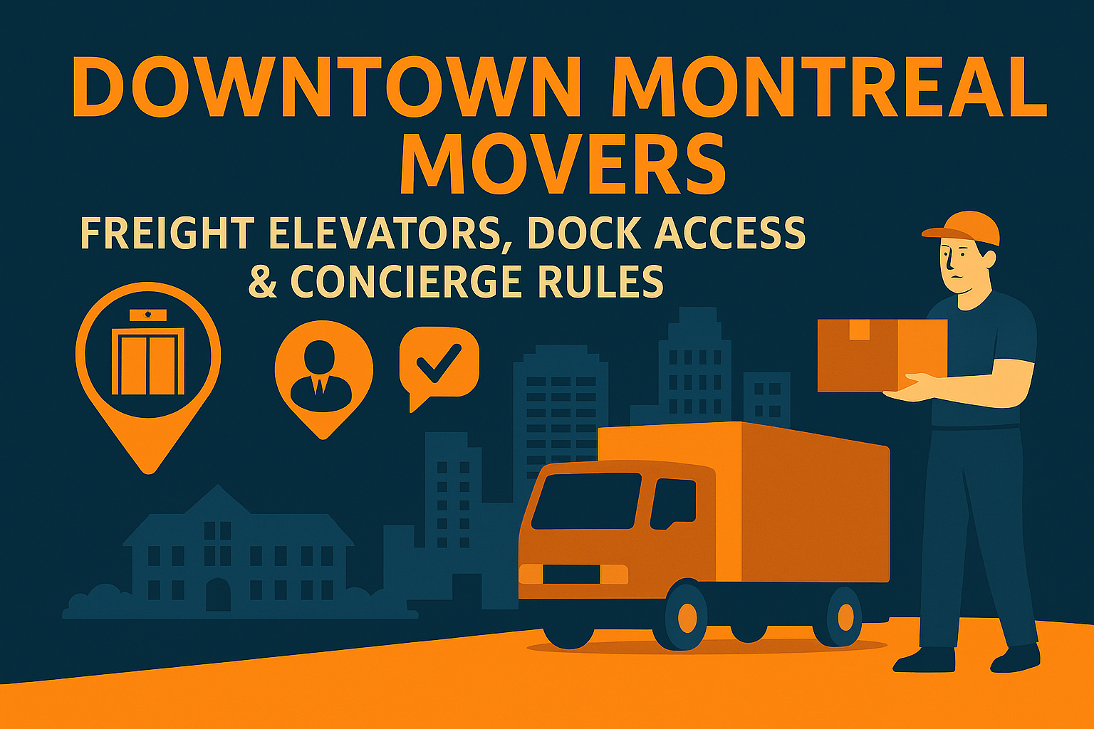 Downtown Montreal Movers: Freight Elevators, Dock Access & Concierge Rules
