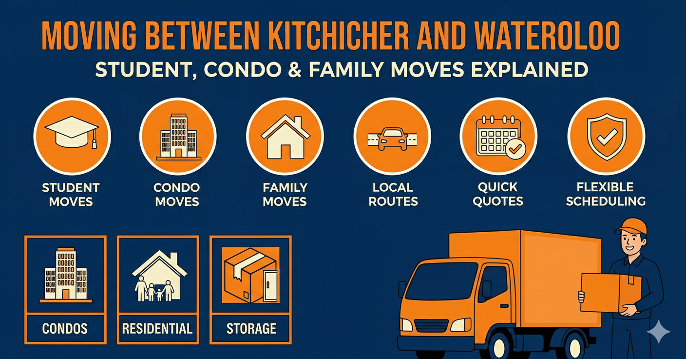 Moving Between Kitchener and Waterloo